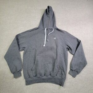 Champion Hoodie‎ Sweatshirt Mens M Gray Pullover Long Sleeve Casual Athleisure
